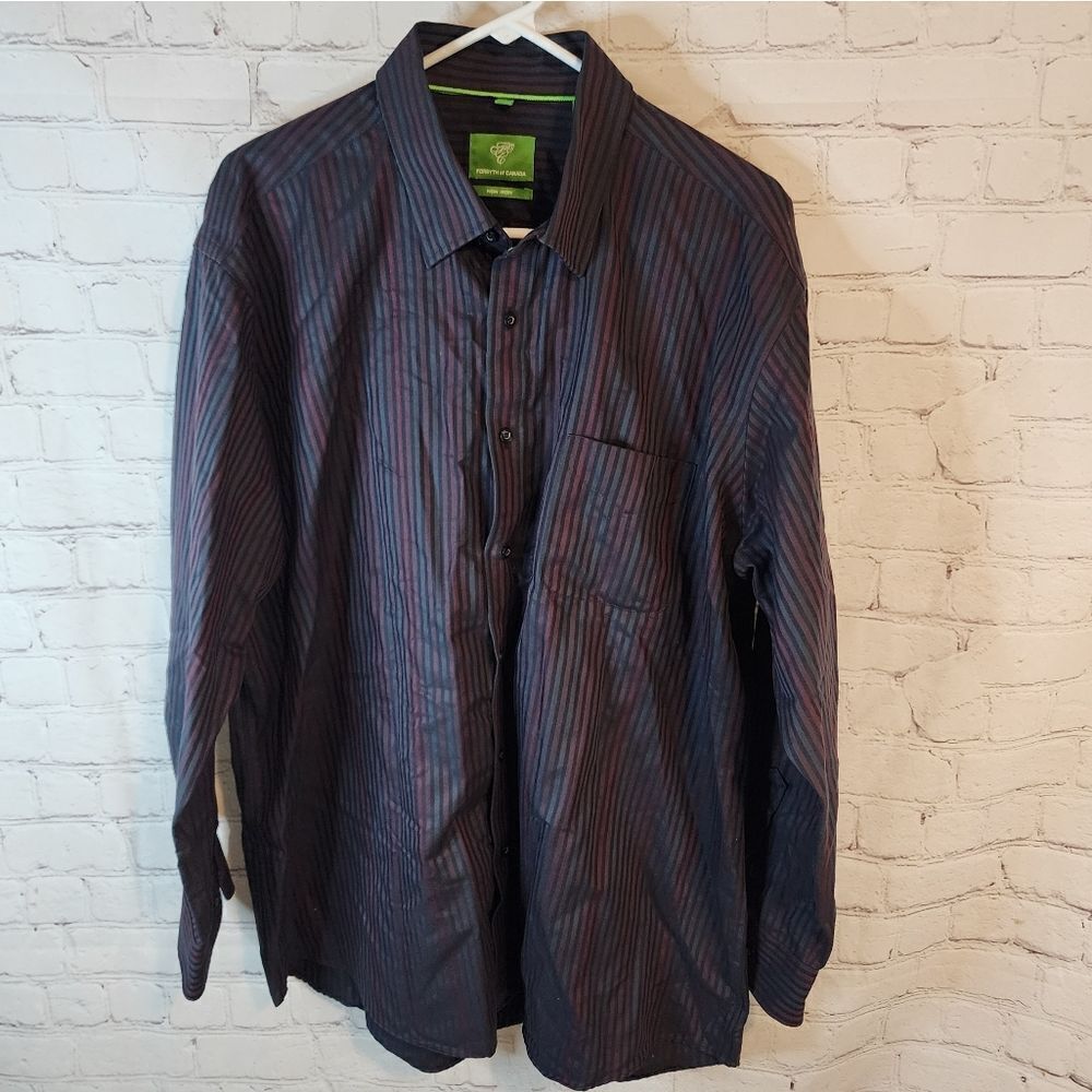 Men's Forsyth of Canada longsleeve button-down shirt, size XL